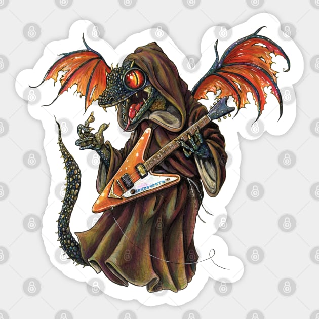 Gila Monster Sticker by JaxDavArts